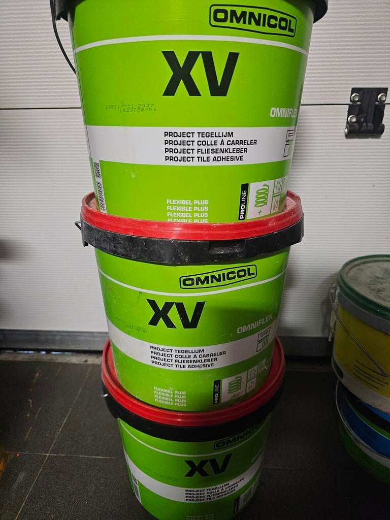 Omnicol XV Tegellijm - Nieuw - 17kg, Ophalen, Overige materialen, Wandtegels, Nieuw