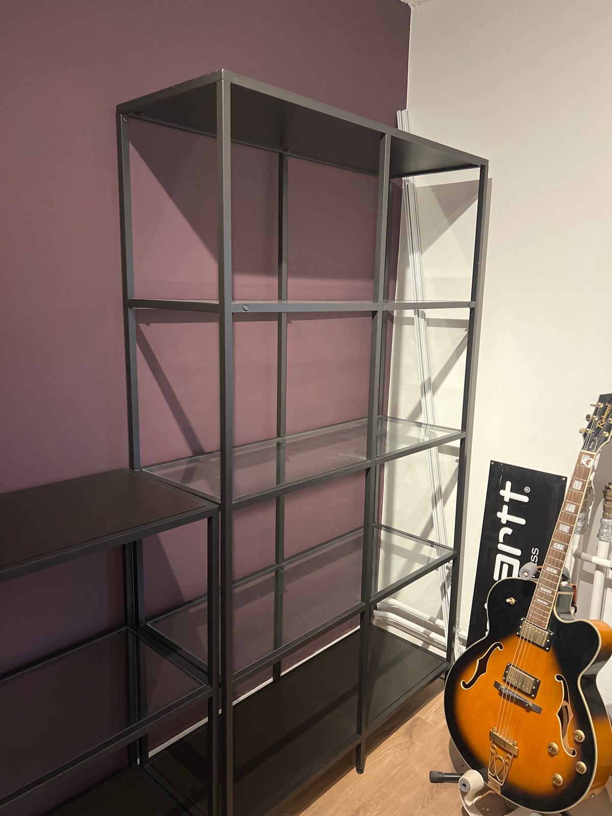 IKEA kast met glazen platen - ook kleiner formaat, Ophalen of Verzenden, Gebruikt