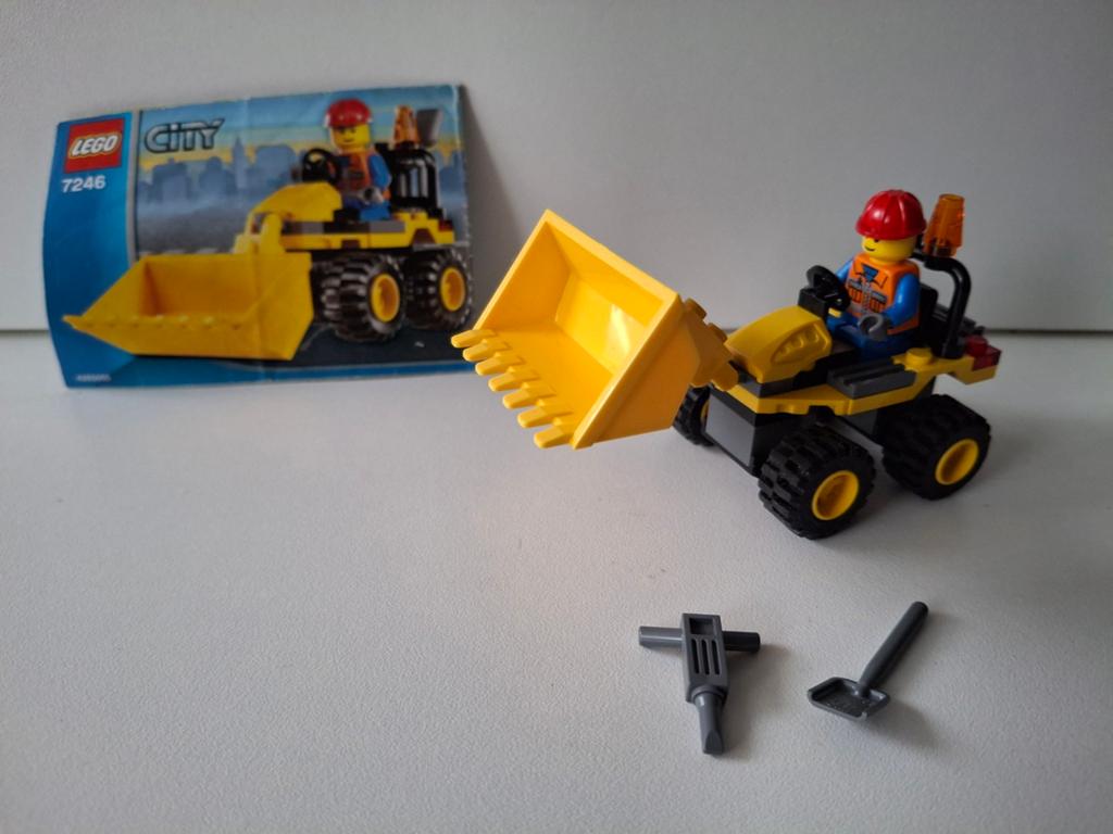 Lego city 7246. Graafmachine met boekje., Kinderen en Baby's, Speelgoed | Duplo en Lego, Ophalen of Verzenden, Zo goed als nieuw