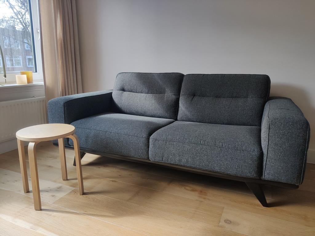 Italiaanse bank - Natuzzi Adrenalina Loveseat - Grijs, Ophalen, 100 tot 125 cm, 150 tot 200 cm, Tweepersoons