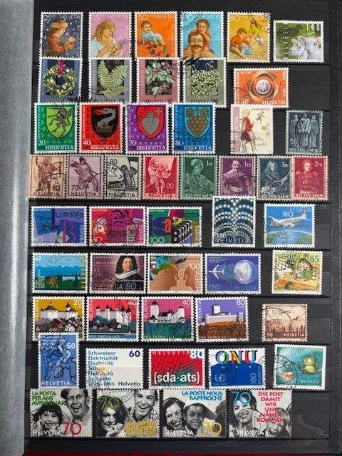 postzegels Zwitserland, Verzenden, Buitenland
