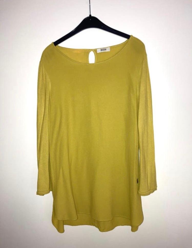 * Sale* leuke (mosterd) gele Anna blouse maat S, Ophalen of Verzenden, Zo goed als nieuw, Maat 36 (S), Geel