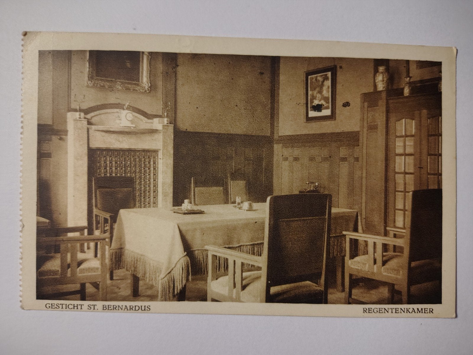 Amsterdam GESTICHT ST. BERNARDUS REGENTENKAMER, Verzamelen, Ophalen of Verzenden, Noord-Holland