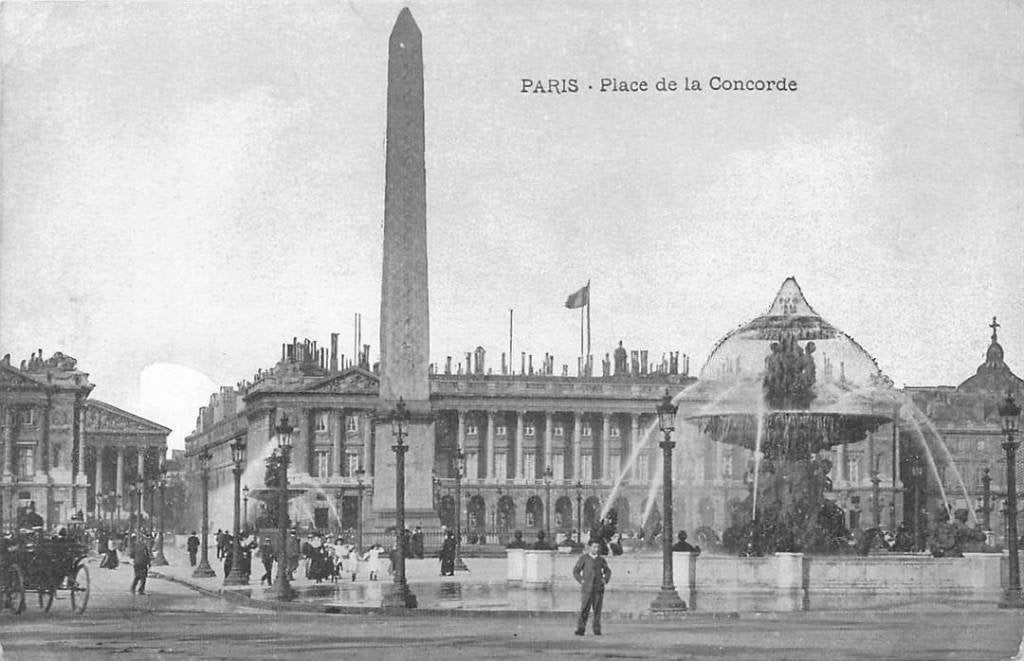 381-121-035 Paris Place de la Concorde, Verzenden, Voor 1920, Frankrijk