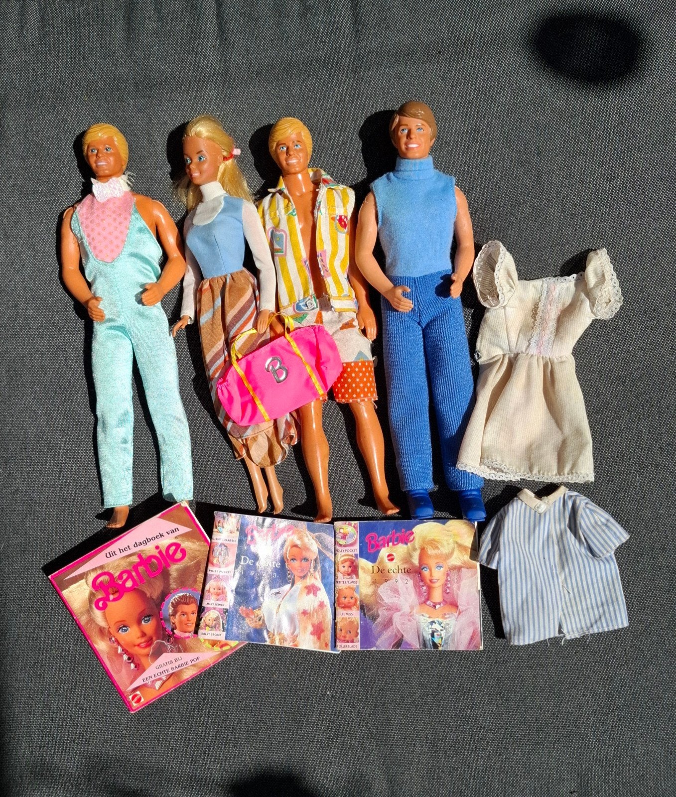 Vintage Barbie & Ken poppen jaren '70 & '80 met dagboek, Ophalen of Verzenden, Gebruikt, Barbie