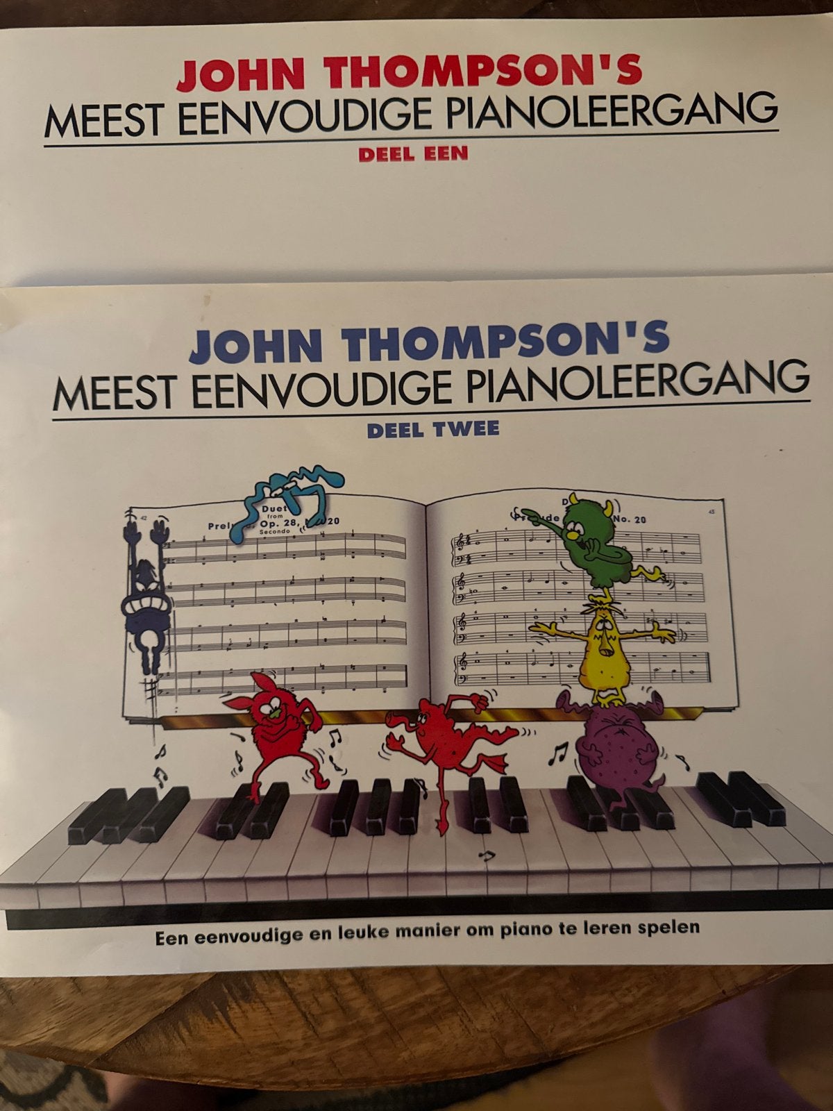 John Thompson's Meest Eenvoudige Pianoleergang, Ophalen of Verzenden, Gebruikt, Overige kleuren, Overige typen