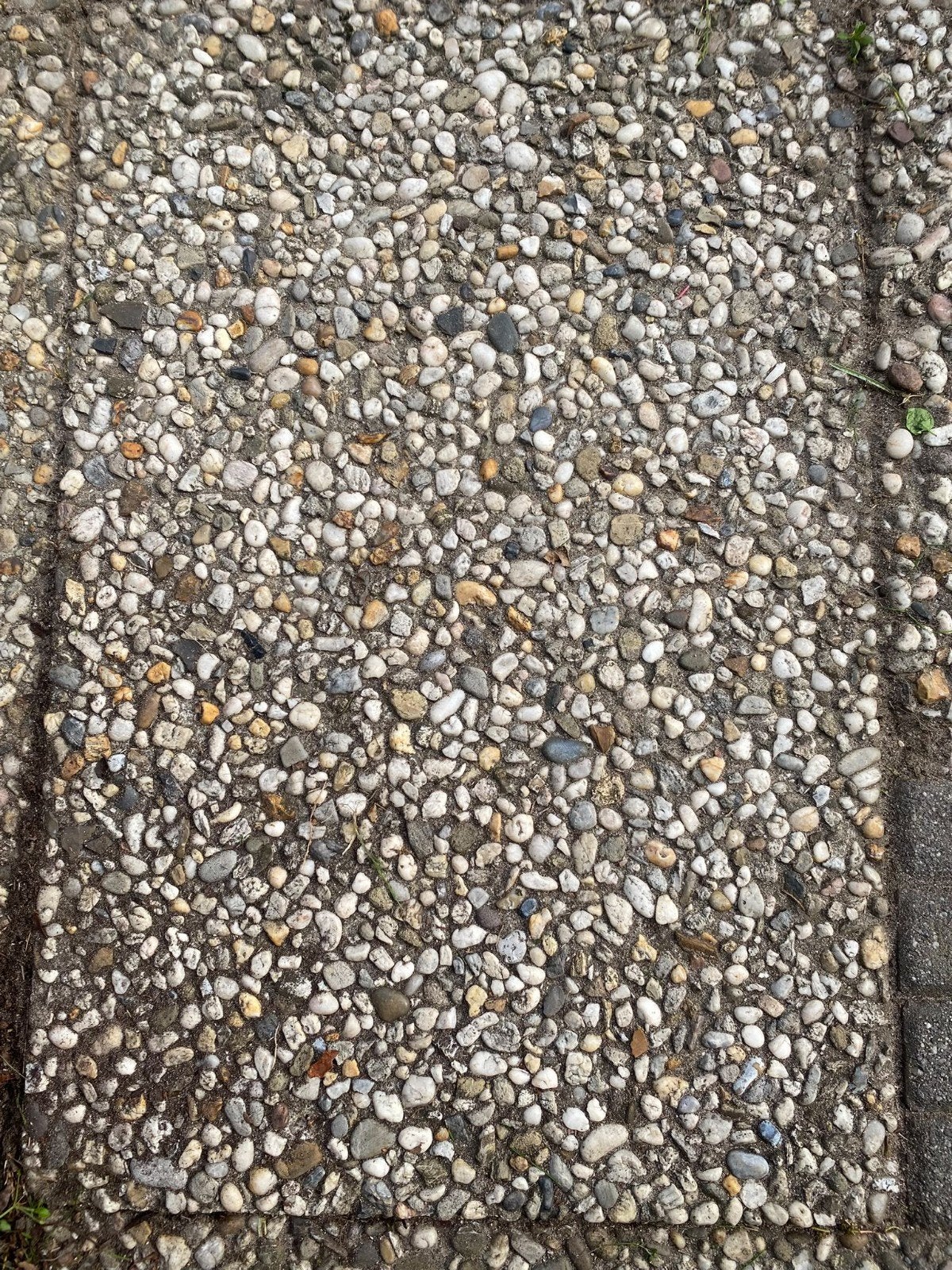 Foto 2 van Gebruikte terrastegels van grindbeton