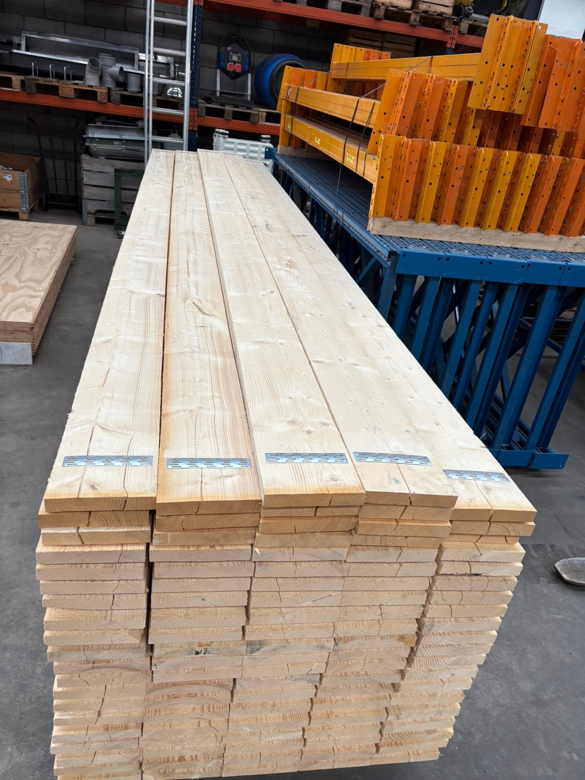 OUTLET NIEUWE STEIGERPLANKEN, Tuin en Terras, Palen, Balken en Planken, Ophalen, Nieuw, 250 cm of meer, Planken