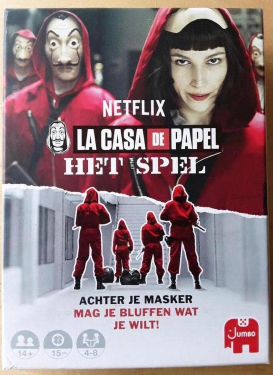 La Casa de Papel kaartspel - vanaf 14 jaar - NIEUW, Hobby en Vrije tijd, Gezelschapsspellen | Kaartspellen, Vijf spelers of meer
