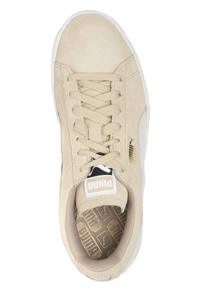 PUMA beige nude bruin suede doorgestikte sneakers 39, Puma, Beige, Nieuw, Ophalen of Verzenden