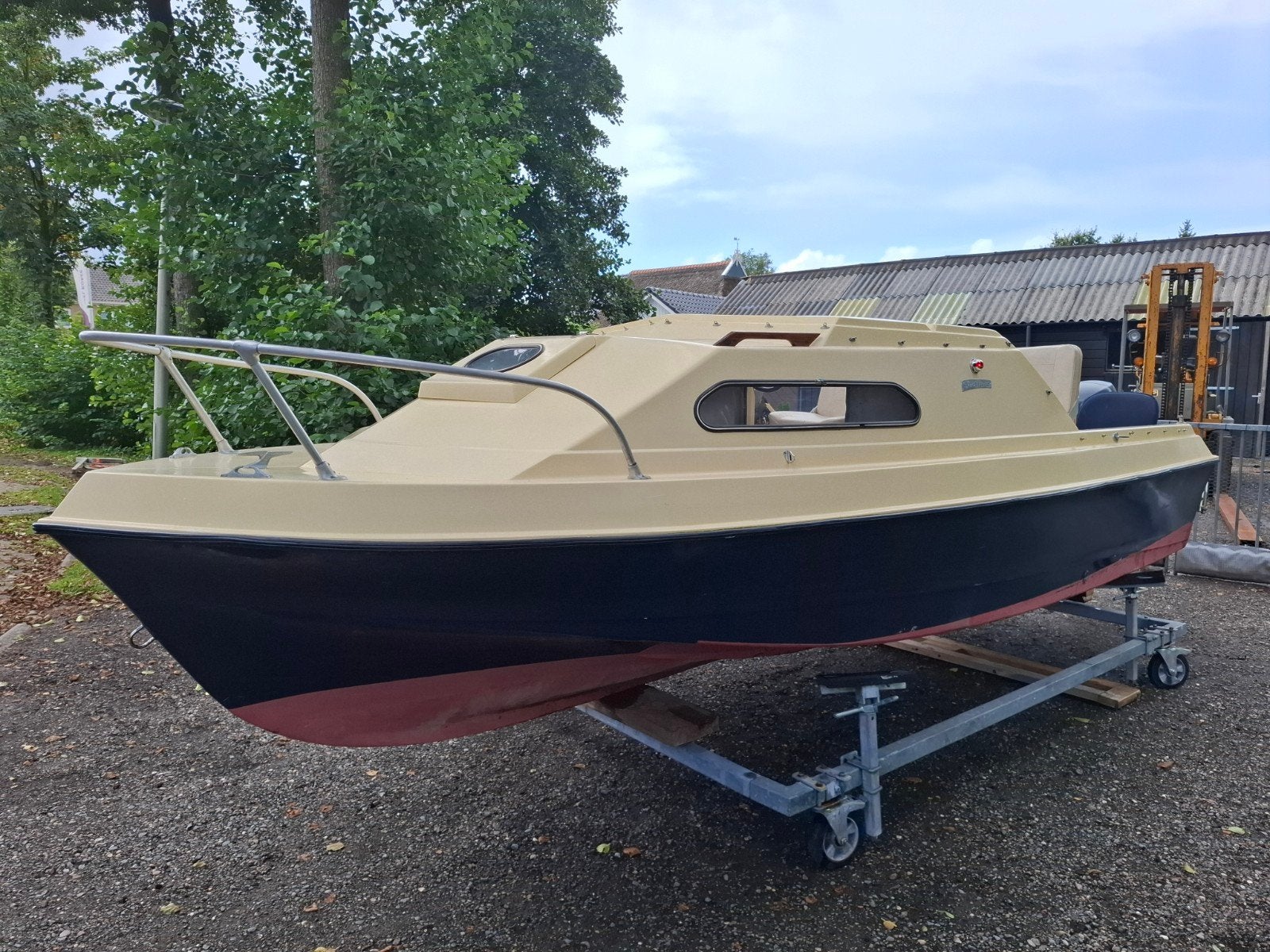 shetland 535 suntrip 30pk yamaha 4 takt evt met trailer, Ophalen, Gebruikt, 30 tot 50 pk, Shetland