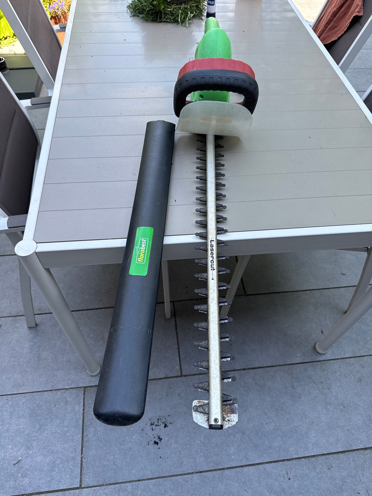 Florabest FHT 600 B2 elektrische heggenschaar, Ophalen, Gebruikt, Elektrisch