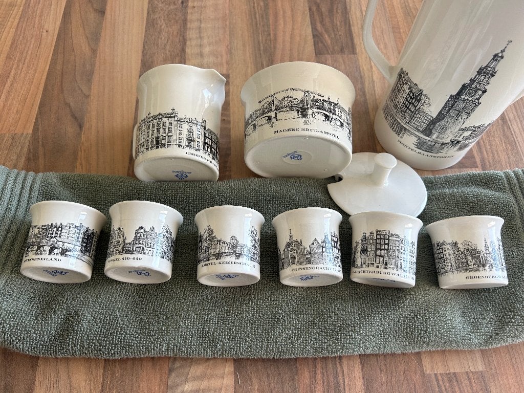 Villeroy Boch koffieset, Ophalen of Verzenden, Zo goed als nieuw, Overige stijlen, Porselein