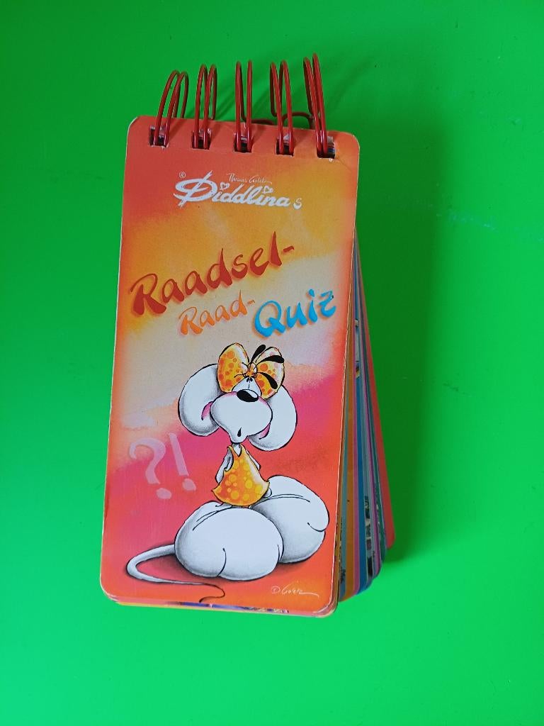Diddlina - Raadsel Raad Quiz - Ringband boekje, Ophalen of Verzenden, Diddl, Gebruikt, Overige typen