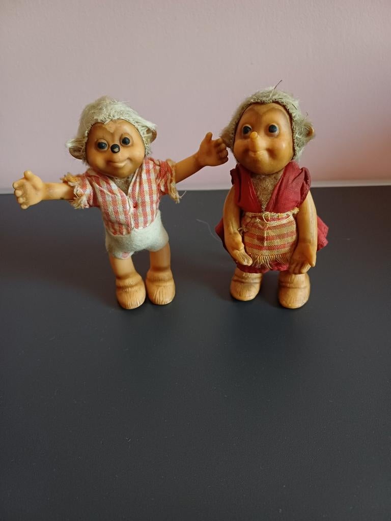 Koppeltje Mecki's van Steiff 12cm groot, Ophalen of Verzenden