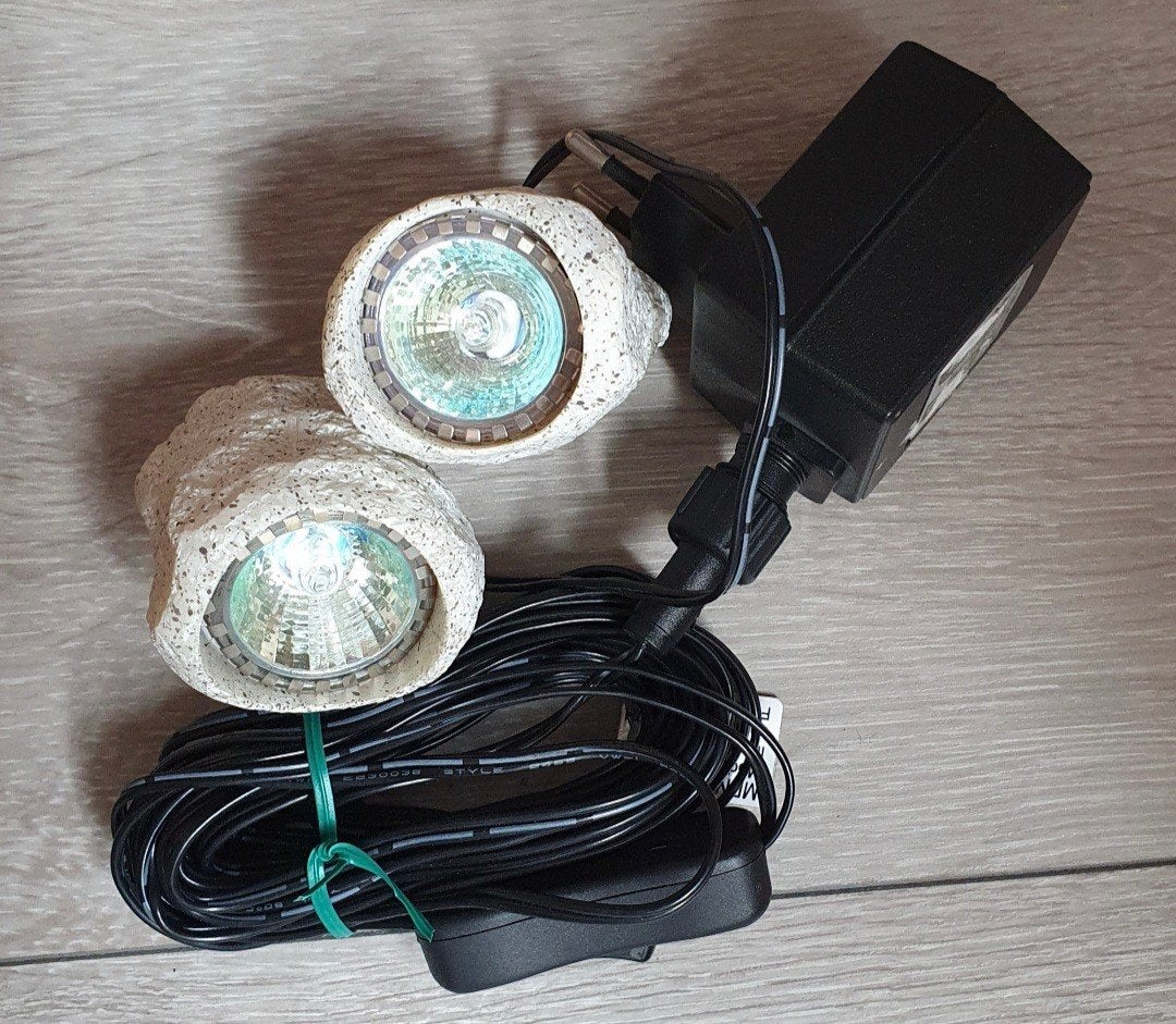 Tuinspot-set, Tuin en Terras, Buitenverlichting, Ophalen of Verzenden, Gebruikt