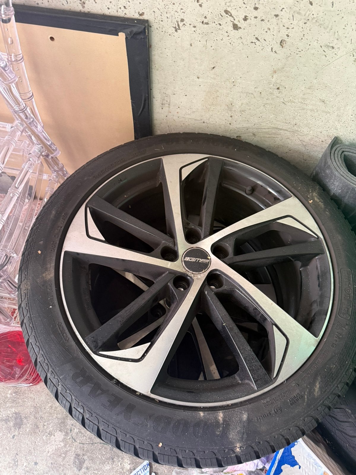 Te koop; lichtmetalen velgen 19 inch, Ophalen, 17 inch, Zomerbanden, Velg(en)