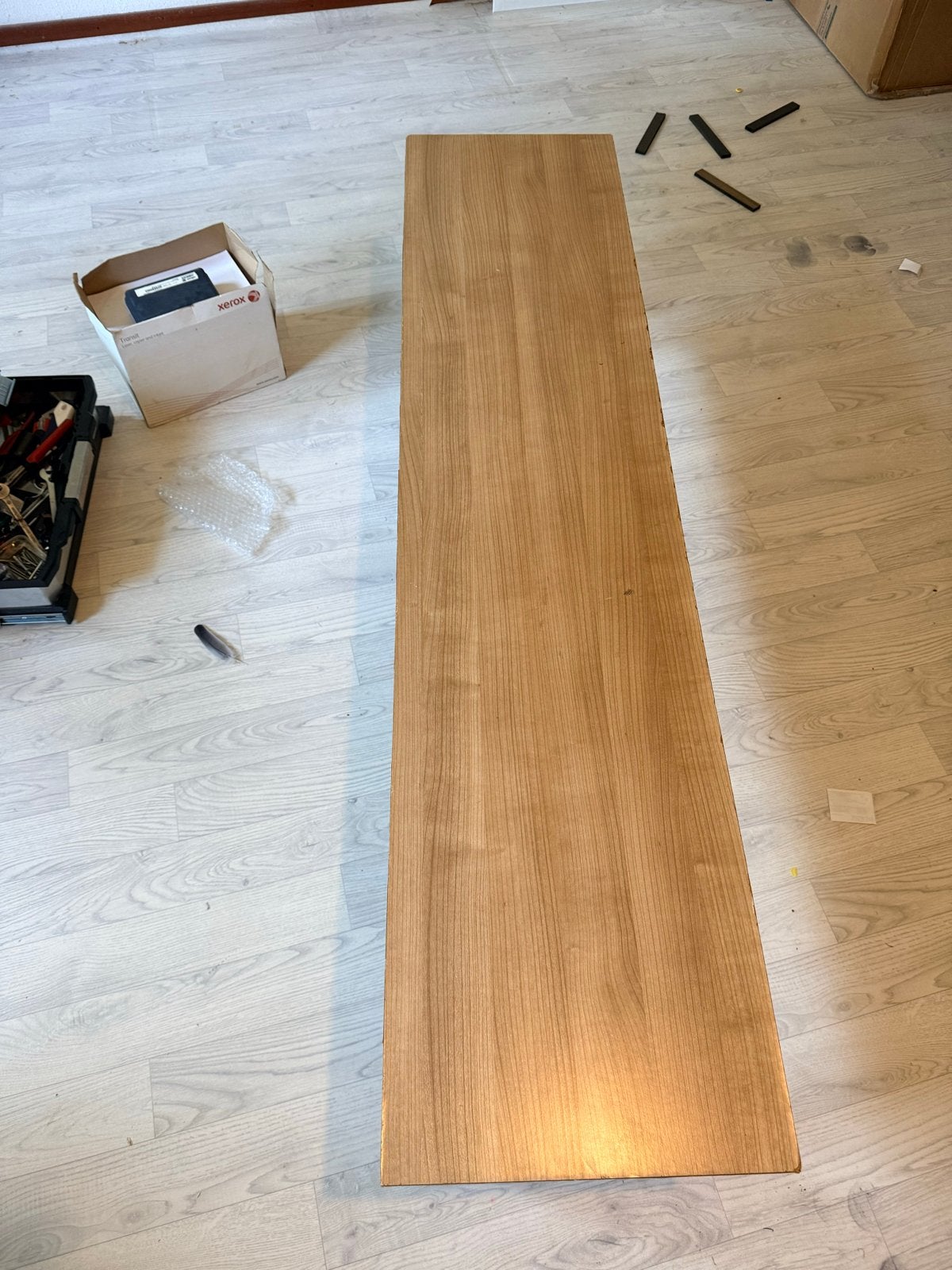 Houten tafelblad/bankje - Gebruikt, Minder dan 50 cm, Gebruikt, Ophalen of Verzenden, Rechthoekig