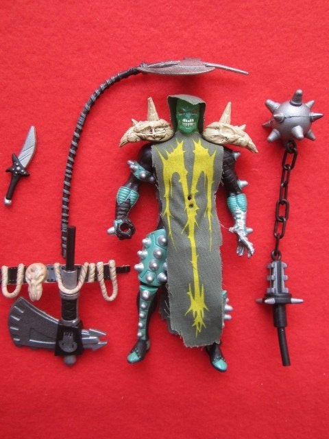 Figuur Spawn McFarlane Total Chaos Conqueror of Smuggler, Verzamelen, Stripfiguren, Zo goed als nieuw, Beeldje of Figuurtje, Kuifje