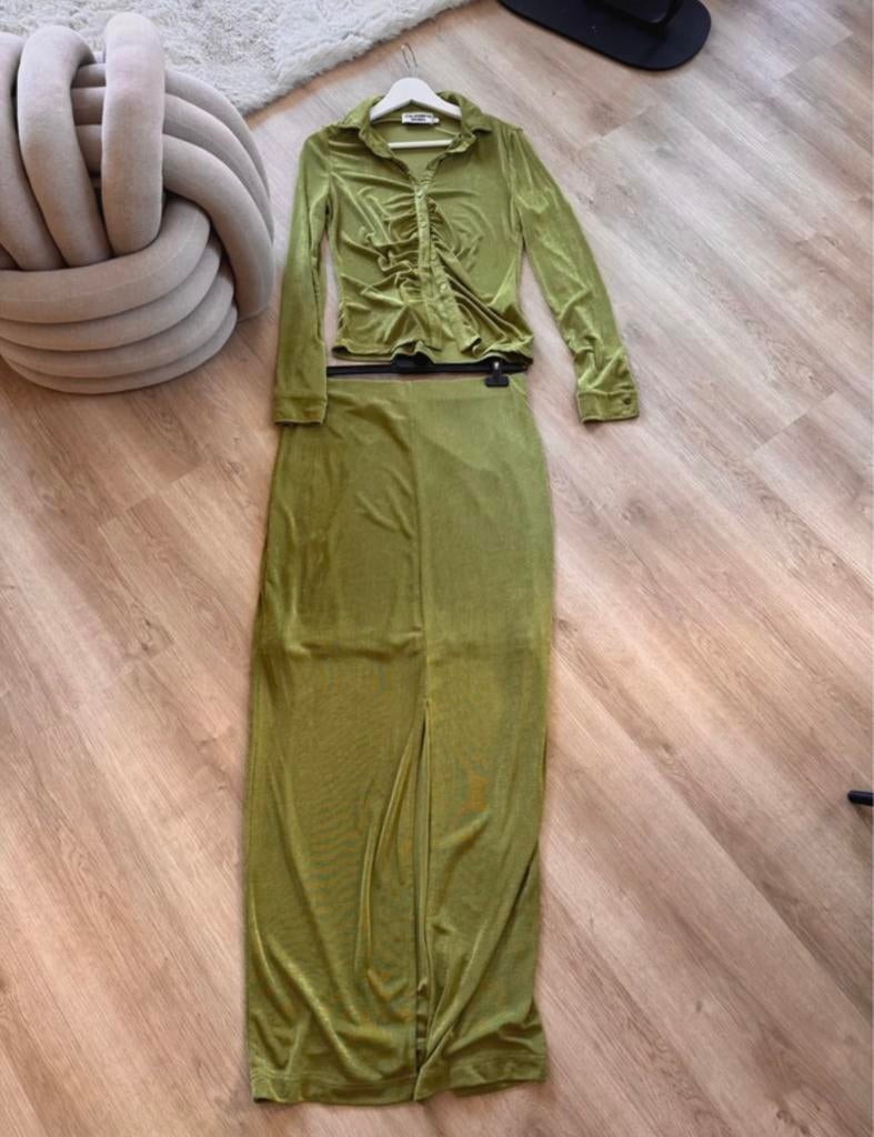Colourful Rebel Co-ord Set – Rok + Top – Maat L/XL, Verzenden, Maat 46/48 (XL) of groter, Zo goed als nieuw, Onder de knie