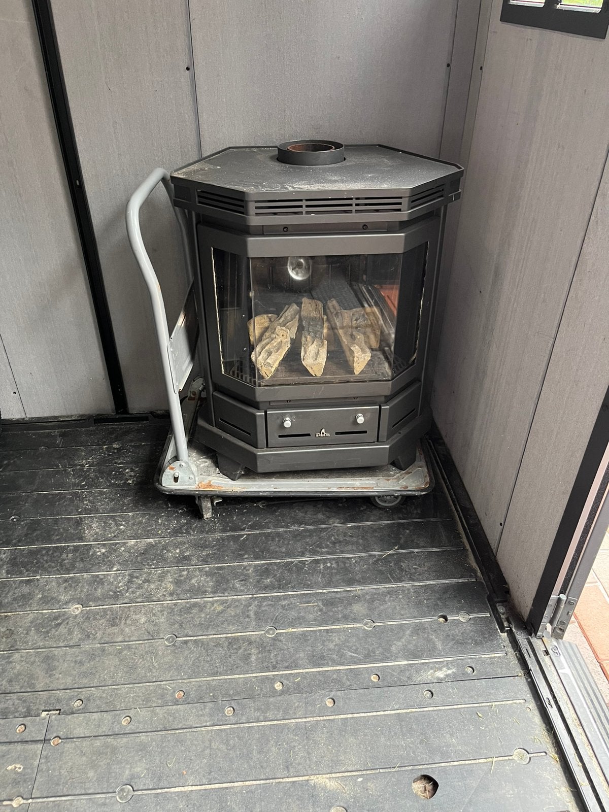 Gaskachel uit chalet, Huis en Inrichting, Kachels, Ophalen of Verzenden, Zo goed als nieuw, Gas, Gaskachel