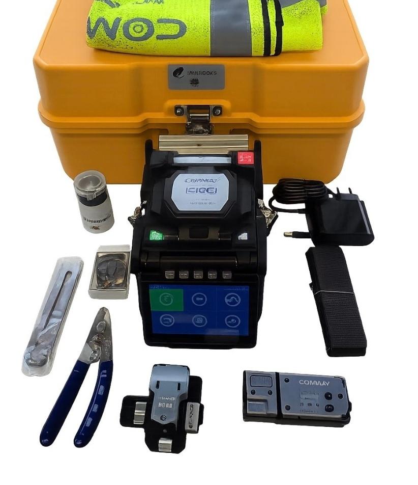 COMWAY C10S V2 Fusion Splicer Complete Set + HSV 110D OTDR, Ophalen of Verzenden