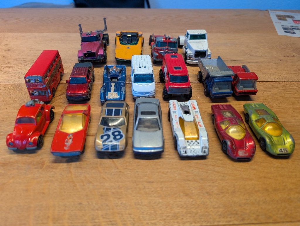 Matchbox modelautootjes - 18 stuks (1), Ophalen of Verzenden, Gebruikt, Auto, Matchbox