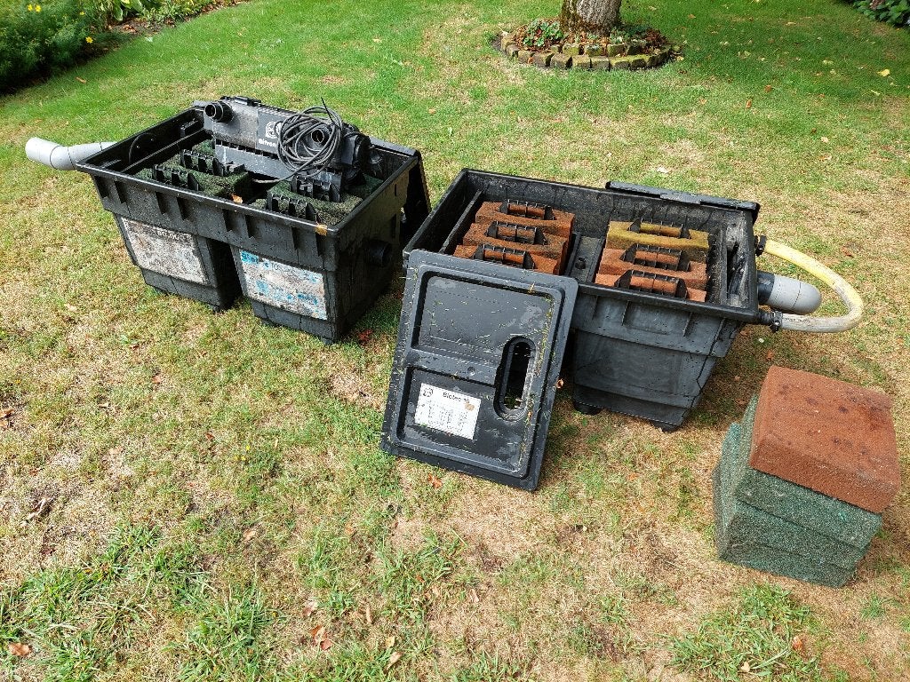 Complete filterlijn, Tuin en Terras, Ophalen, Gebruikt, Vijverfilter