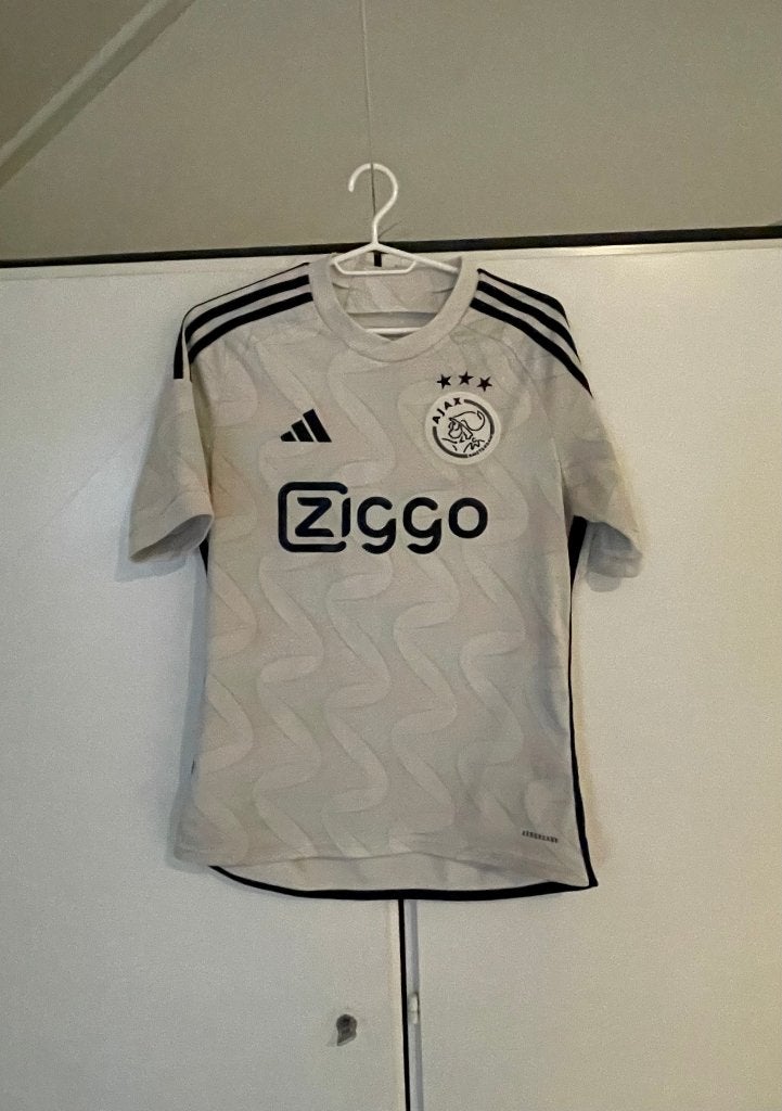 Ajax uitshirt 2023/2024 Maat 176, Adidas, Gebruikt, Jongen of Meisje, Sport- of Zwemkleding