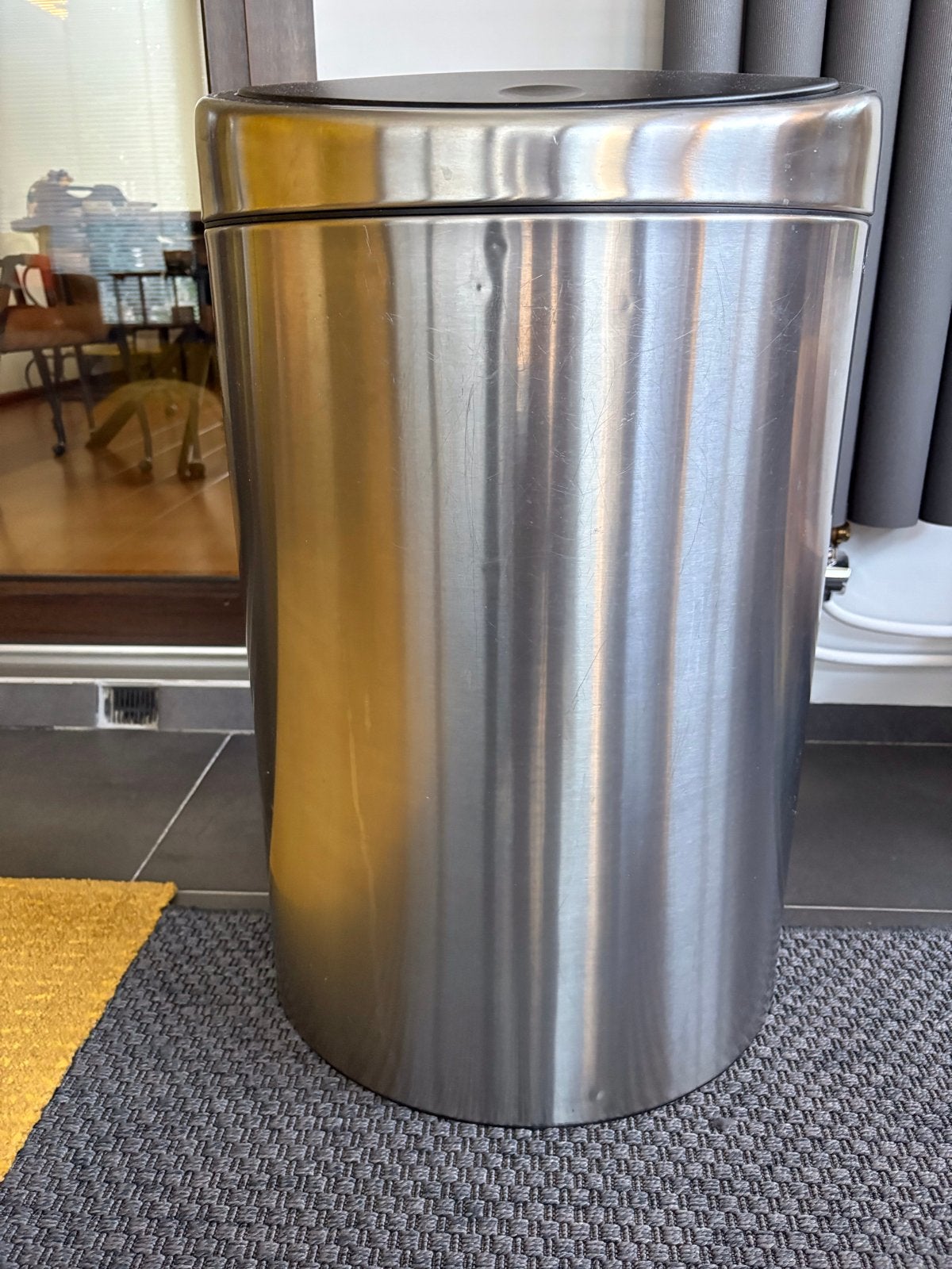 Brabantia Touch Bin Prullenbak - RVS, Ophalen, 50 – 75, Gebruikt, 40 liter of meer