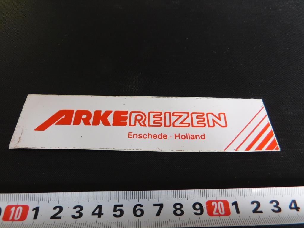 sticker arke reizen enschede holland, Ophalen, Zo goed als nieuw