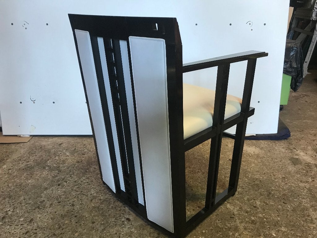 Art deco stoel chair galaxy empire vintage design, Gebruikt, Ophalen of Verzenden, Nvt, Eén