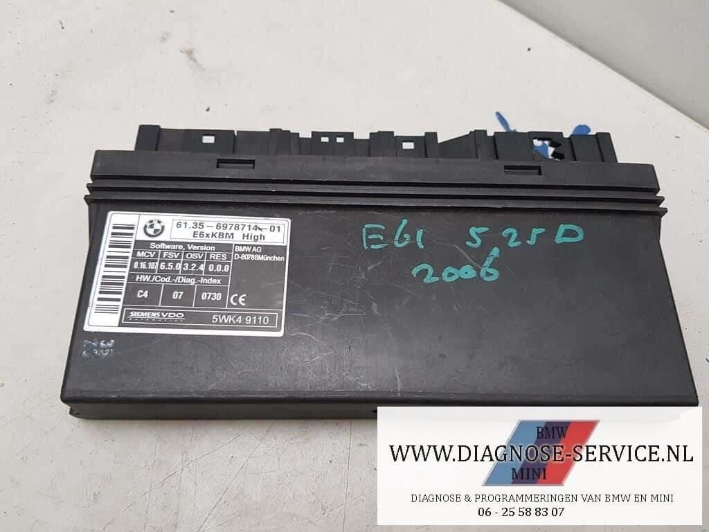 BMW E61 E61 LCI 5er BODY CONTROL KBM MODULE HIGH 6978714, Gebruikt, -, -, Ophalen of Verzenden