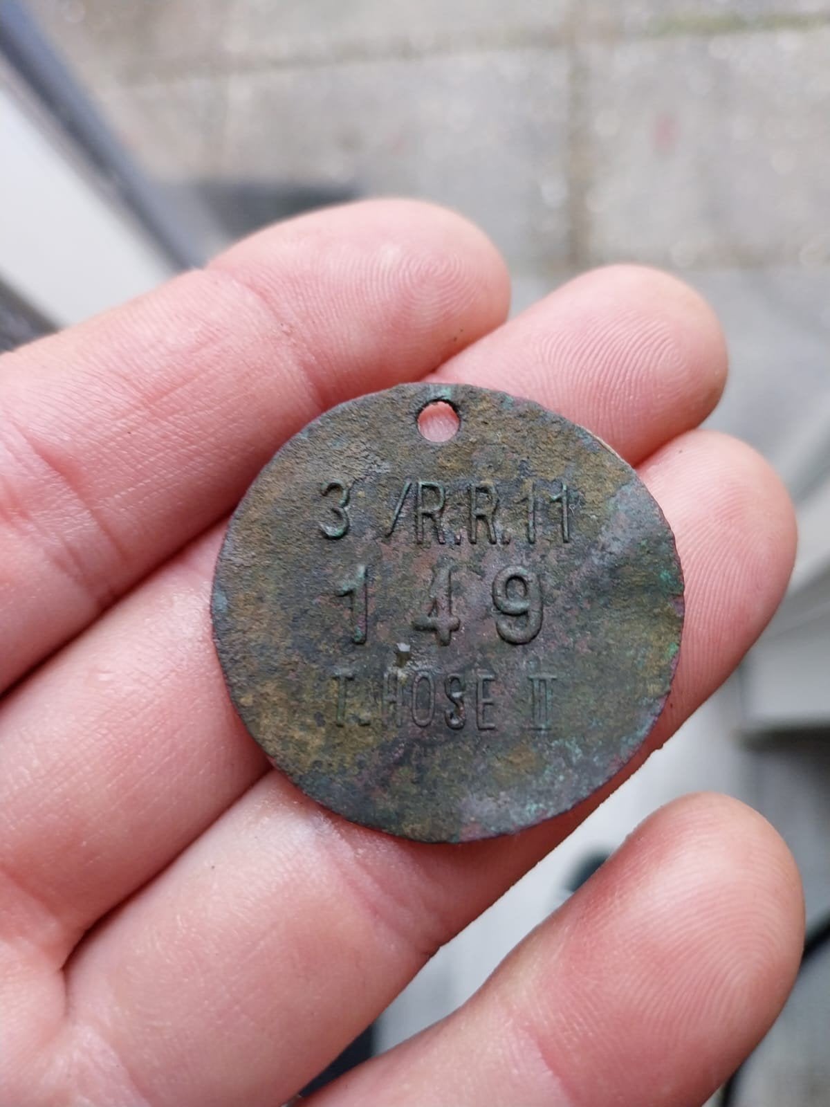 Kleidungmarke.marke vondst wo2 duits, Ophalen of Verzenden, Midden-Oosten