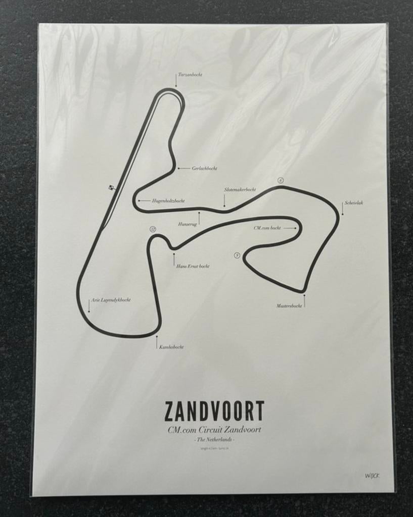Poster om in te lijsten van Circuit van Zandvoort, Ophalen of Verzenden, 2000 tot heden