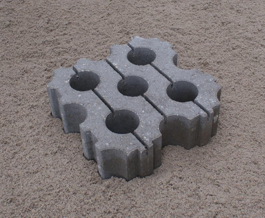 Grasbeton 40x40x12 vlak GS1, Tuin en Terras, Tegels en Klinkers, Ophalen, Overige typen, Nieuw, 10 m² of meer
