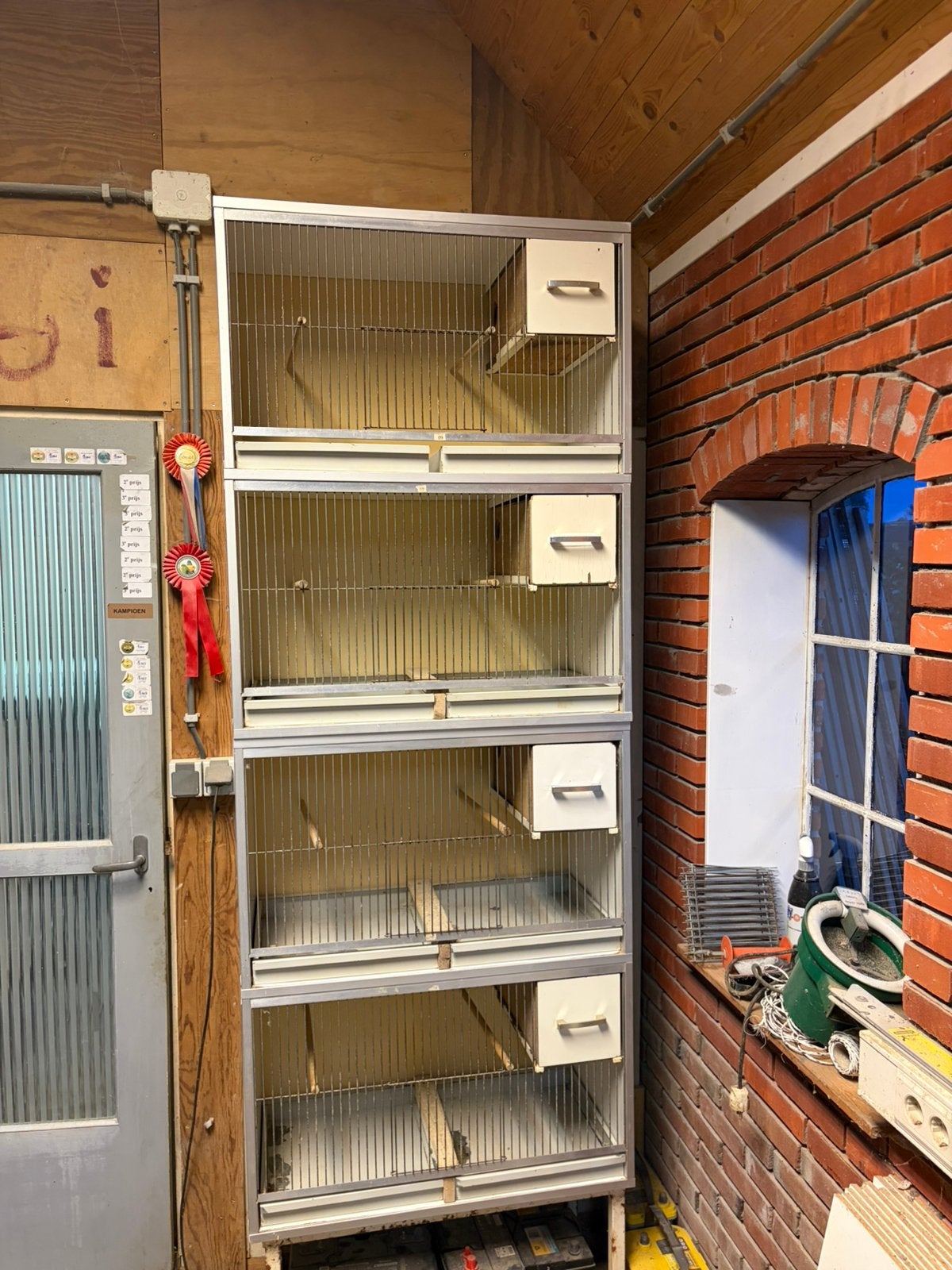 Vier van Keulen kooien, Ophalen, Zo goed als nieuw, Broedkooi of Kweekkooi