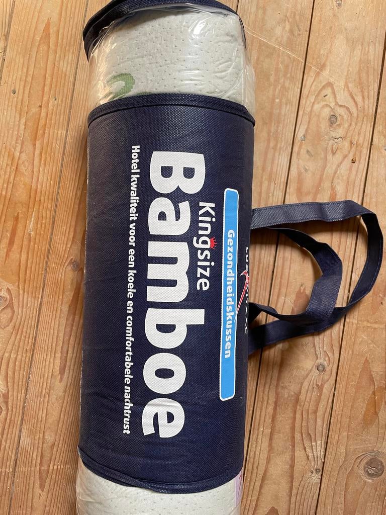 Kingsize Bamboe Gezondheidskussen, Huis en Inrichting, Eenpersoons, Nieuw, Ophalen of Verzenden, Overige maten