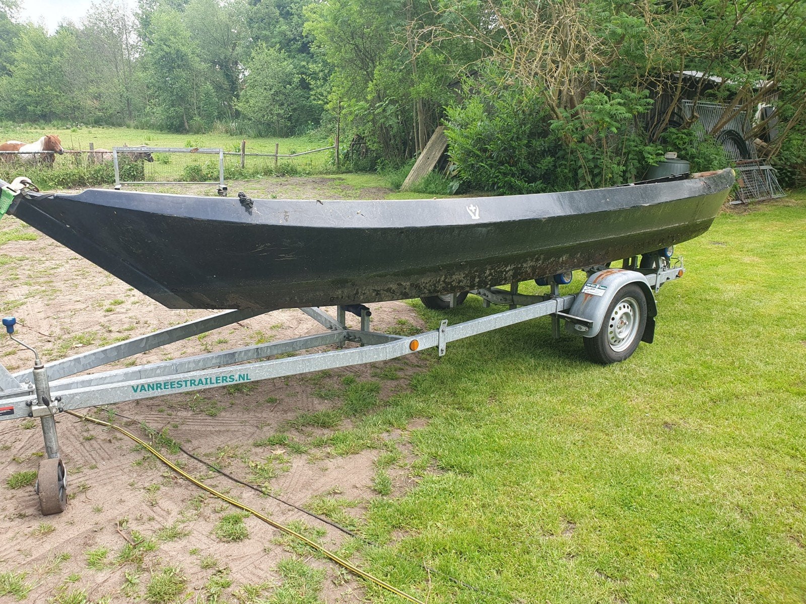 Boot punter, Ophalen, Overige merken, Gebruikt, Buitenboordmotor