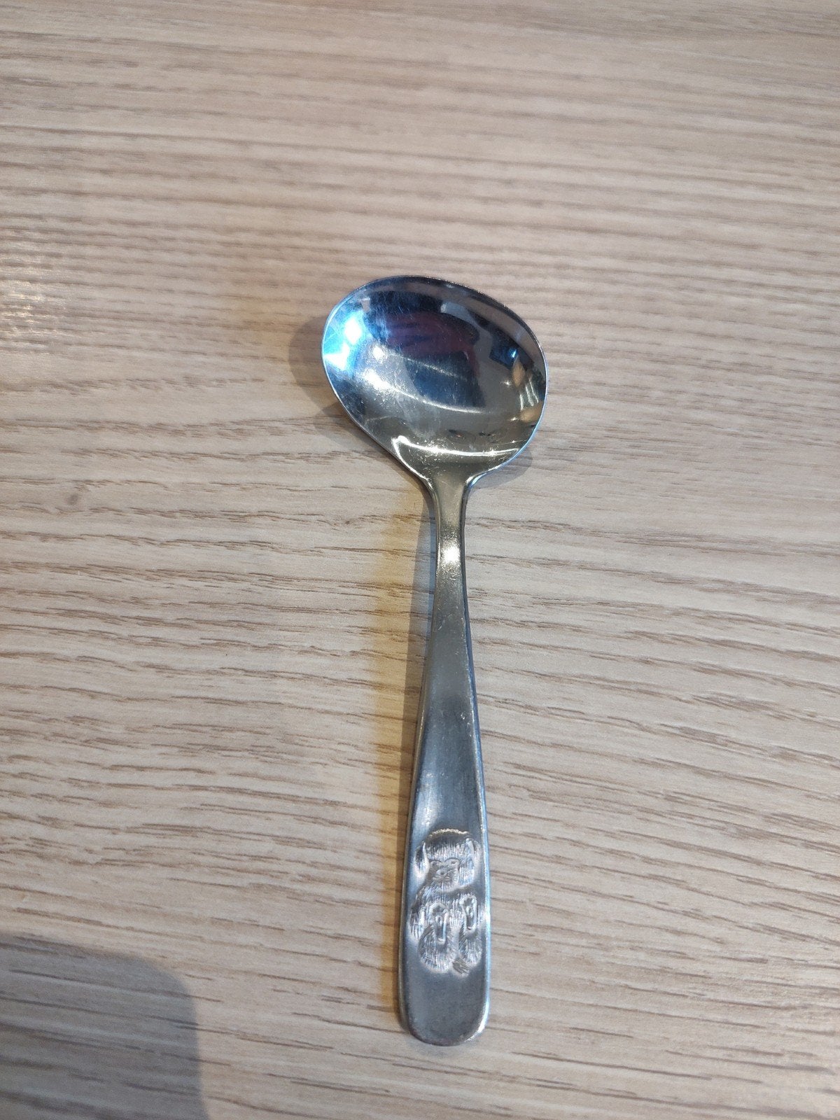 A-symmetrische baby/ kinderlepel, Ophalen of Verzenden, Gebruikt