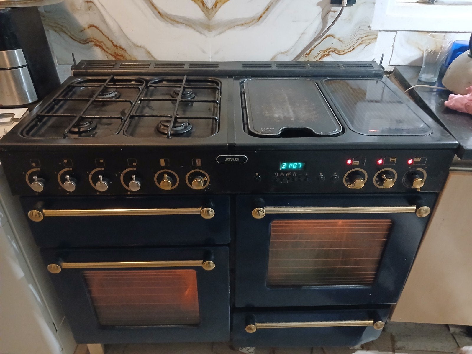 Atag Rangemaster 110, Ophalen, Gebruikt, 60 cm of meer, 4 kookzones