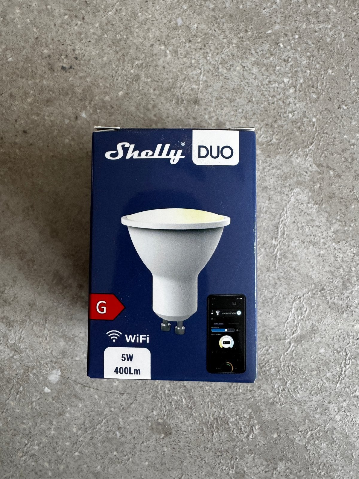 Shelly Duo Smart LED Lamp GU10 - 5W, 400Lm, WiFi, Ophalen, Led-lamp, GU10, Nieuw
