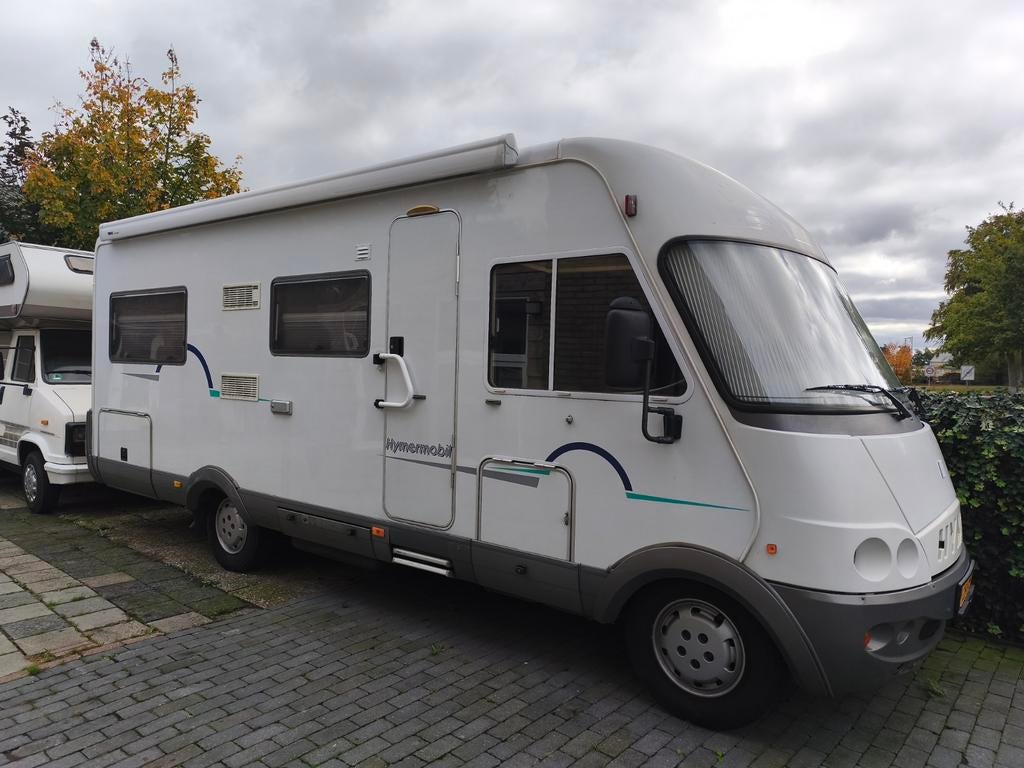 Hymer 654 2.8 liter turbo 6 persoons mooie camper, Caravans en Kamperen, Integraal, Fiat, Diesel, Particulier