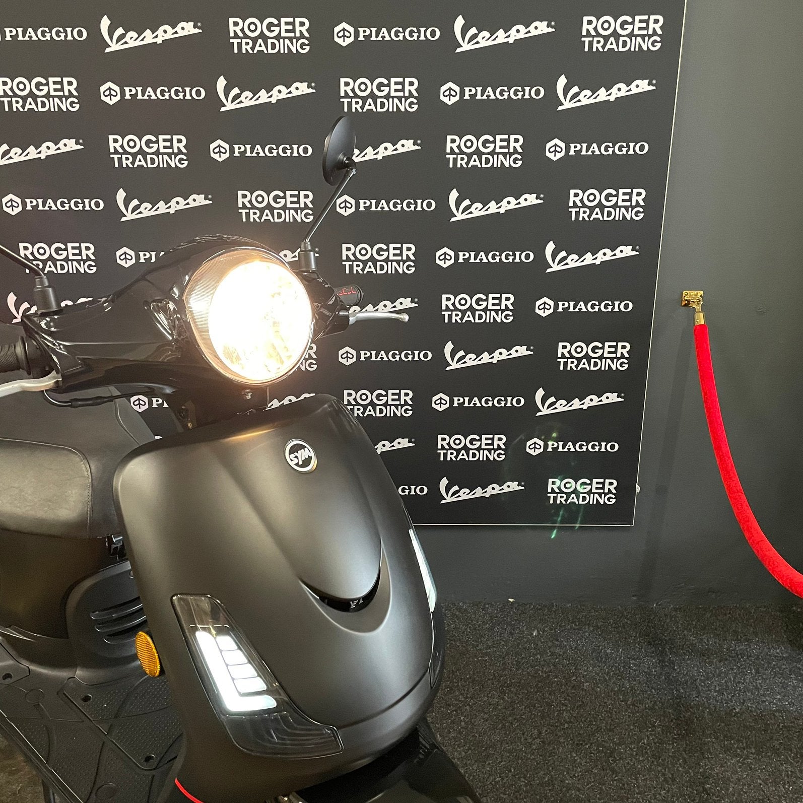 Sym Fiddle II 50 Brom 4T euro4 Mat Zwart 2021, Ophalen, Maximaal 45 km/u, Sym, 49 cc