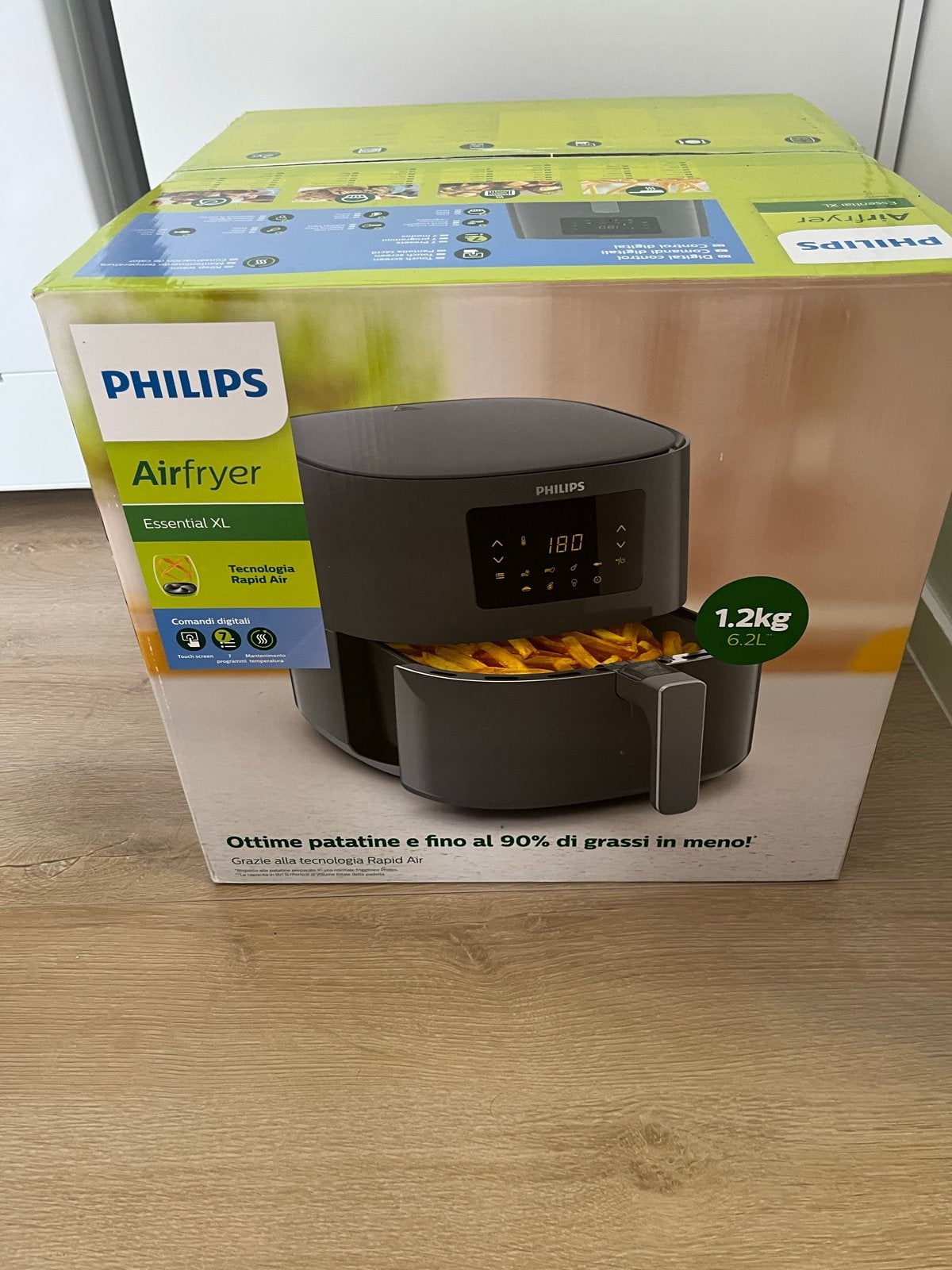 Philips Airfryer Essential XL, Ophalen, Nieuw, Airfryer XL, 1500 gram of meer