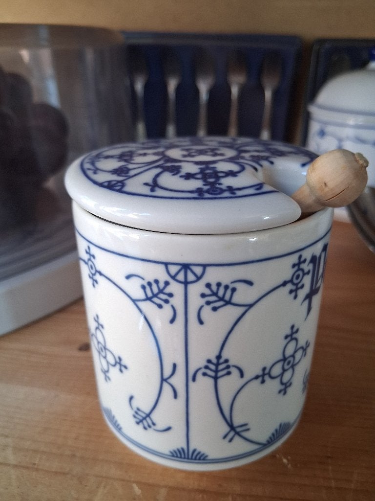 saks Bewaarpotje Blau Saks voor bijv zoetwaren, Verzenden, Zo goed als nieuw, Overige stijlen