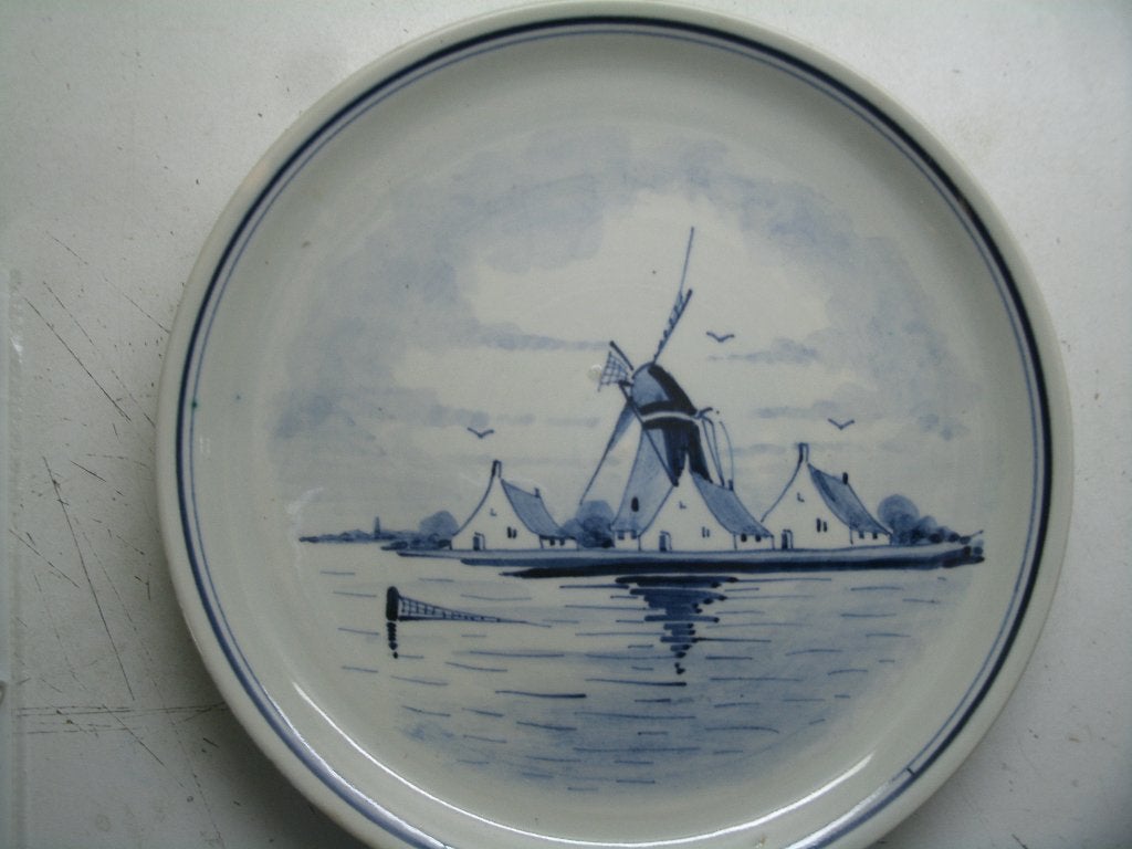 7c ophang bord 21 cm, Antiek en Kunst, Antiek | Wandborden en Tegels, Ophalen of Verzenden
