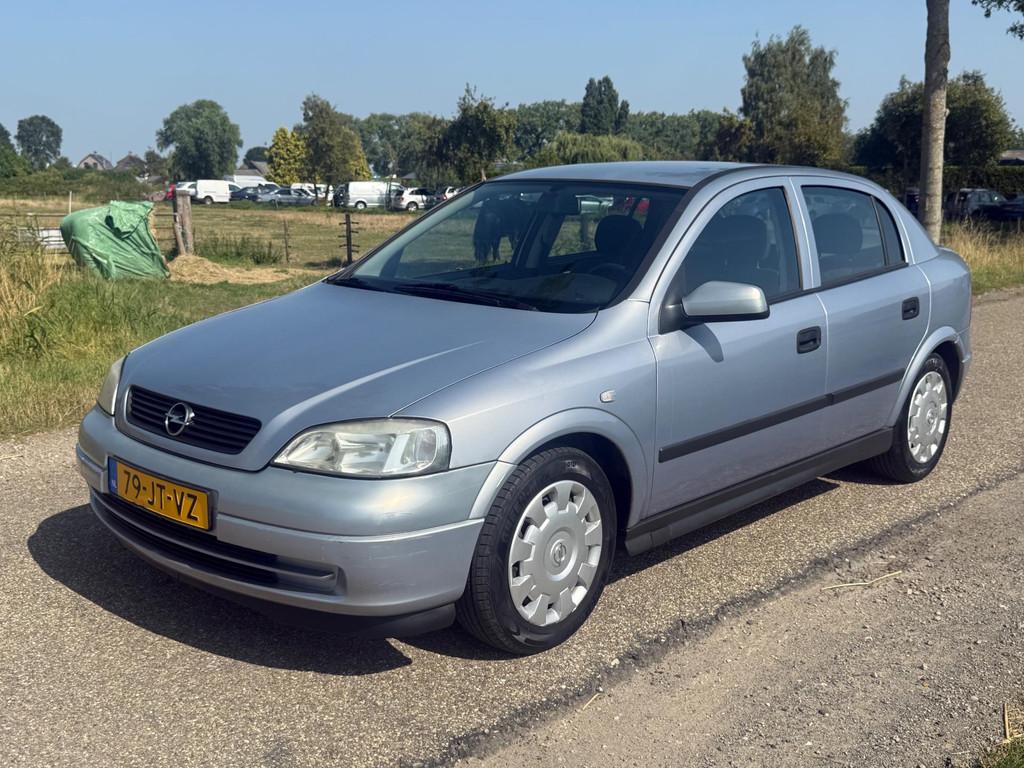 Opel Astra 1.6 Edition AUT APK 08-2026 Airco NAP, Stof, Gebruikt, 4 cilinders, Origineel Nederlands