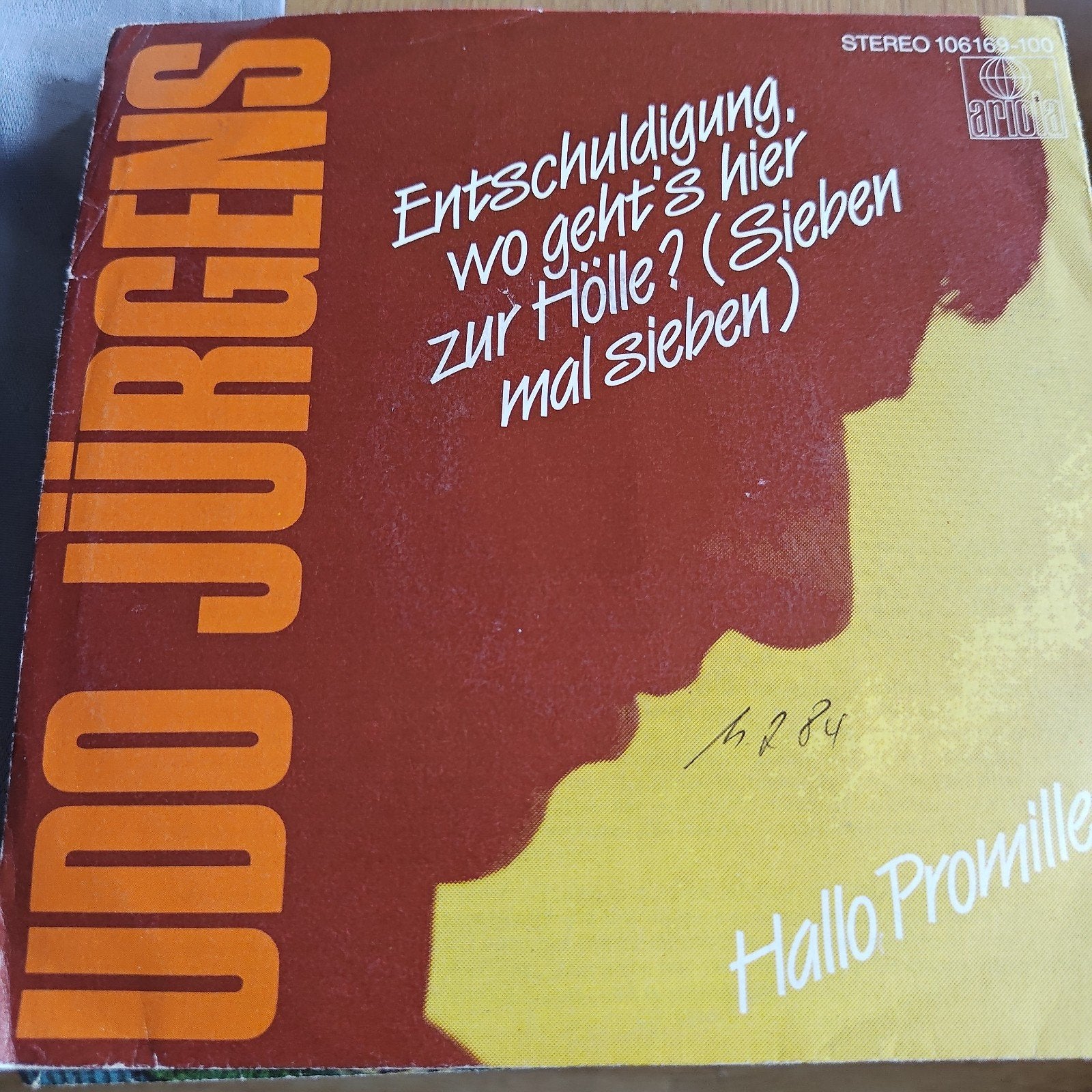 Udo Jürgens - Entschuldigung, wo geht's hier zur Hölle?, Gebruikt, 7 inch, EP, Schlager