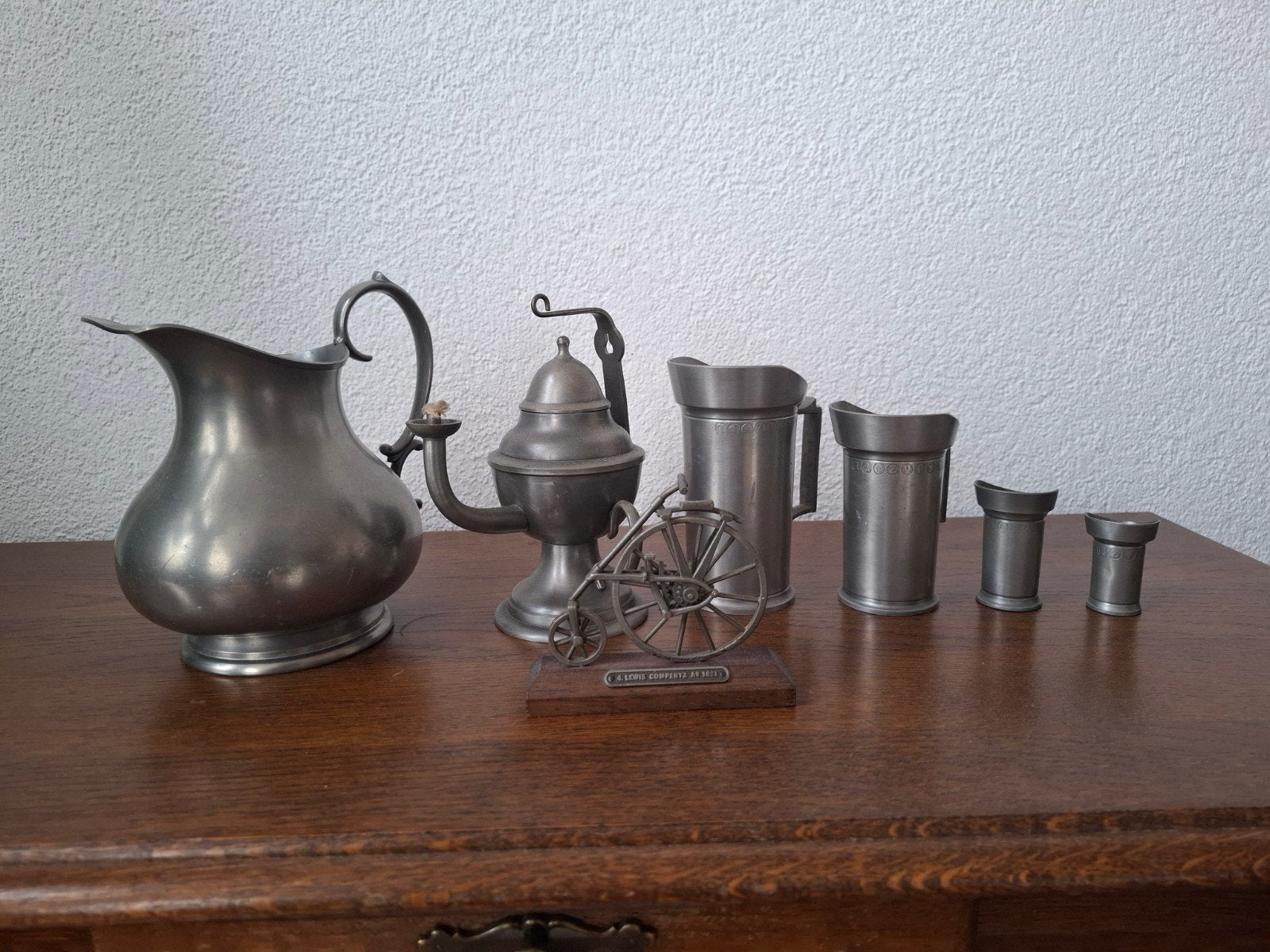 Tinnen kannen, Antiek en Kunst, Ophalen
